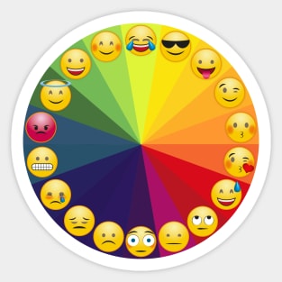 Wheel of Emotions Sticker